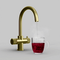 brass 3 in 1 Instant Boiling Water Tap 