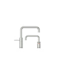 Quooker Pro3 Nordic Square Twin Taps stainless steel